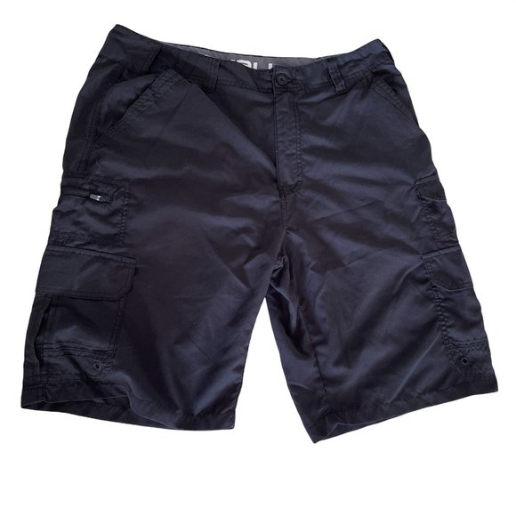 Denali Shorts Denali Mens Cargo Shorts Sz 34 Pockets Black Casual Beach Active Outerwe